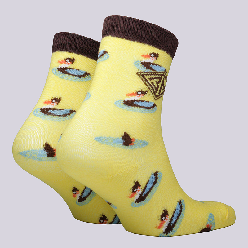 мужские желтые носки Запорожец heritage Утки W Утки-желтый - цена, описание, фото 2